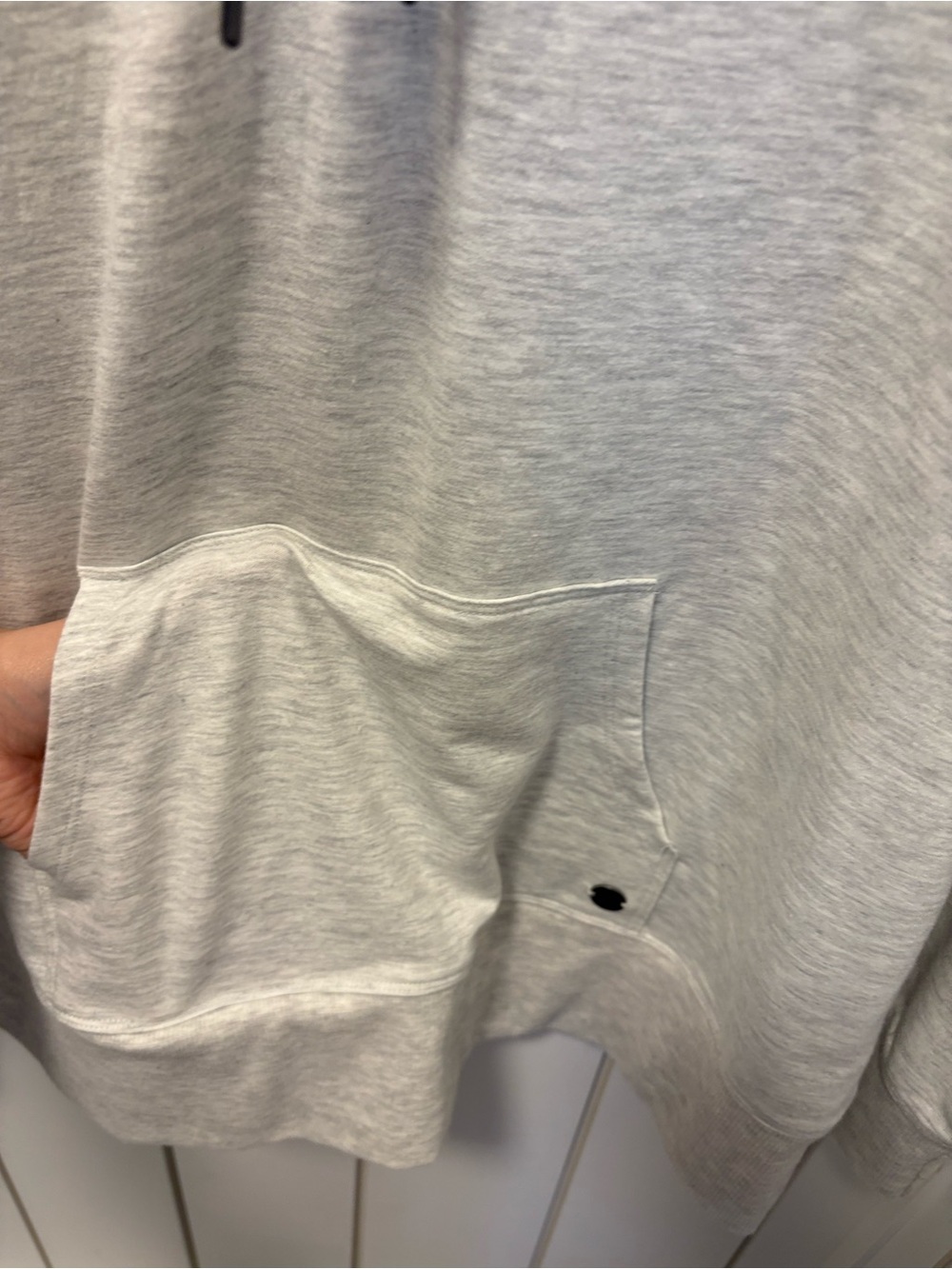 Ideology Women’s Light Gray Hoodie - Picture 3 of 6
